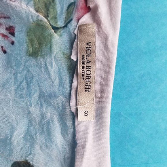 Viola Borghi / S / Floral Shear Back Blouse - Picture 3 of 4